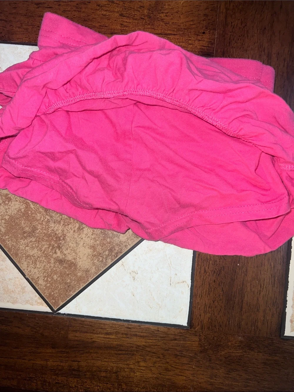 Faded Glory Bright Pink Ruffle Skirt